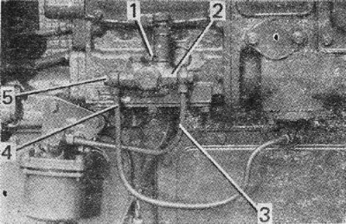 Установка топливоподкачивающего насоса Т-170